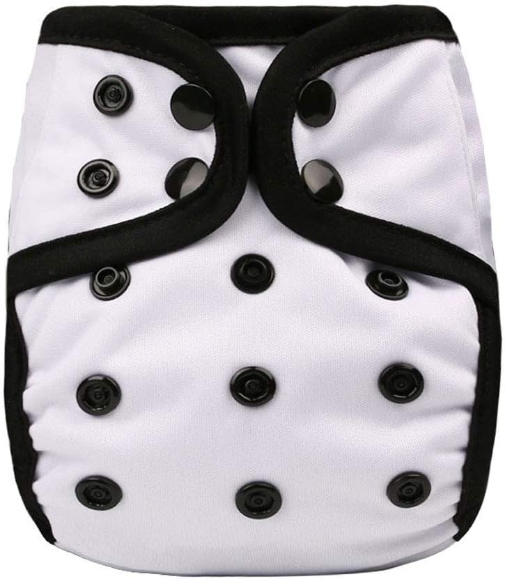 OsoCozy Newborn Reusable Cloth Diaper Covers - Adjustable Snap Fit & Double Leg Gussets for Baby Boys & Girls from 6-12 Pounds. Use with Prefold, Flat or Fitted Cloth Diapers or Snap-in Inserts - Image 1